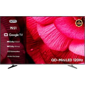 GOTO 75inch G75S1 QD Mini LED 4K Google Television (2026 Model) - G75GQMU1SD120