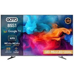 GOTO 85inch G85S1 QD Mini LED 4K Google Television (2026 Model) - G85GQMU1SD120