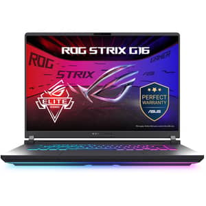 Asus ROG Strix G16 Gaming (2026) Laptop - 2nd Series / Intel Core Ultra 9-290HX Plus / 16inch WUXGA / 1TB SSD / 32GB RAM / 16GB NVIDIA GeForce RTX 5080 / Windows 11 Home / English & Arabic Keyboard / Eclipse Grey / Middle East Version - [G615LW-RV323W]