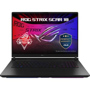 Asus ROG Strix SCAR 18 Gaming (2026) Laptop - 2nd Series / Intel Core Ultra 9-290HX Plus / 18inch 4K / 2TB SSD / 64GB RAM / 24GB NVIDIA GeForce RTX 5090 GPU / Windows 11 Home / English & Arabic Keyboard / Off Black / Middle East Version - [G835LXG-TQ5