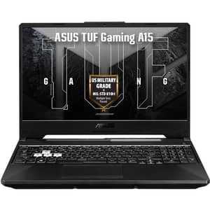 Asus TUF A15 Gaming (2026) Laptop - AMD Ryzen 7-8845H / 15.6inch FHD / 512GB SSD / 8GB RAM / 4GB NVIDIA GeForce RTX 3050 Laptop GPU / Windows 11 Home / English & Arabic Keyboard / Graphite Black / Middle East Version - [FA506NCG-HN347W]