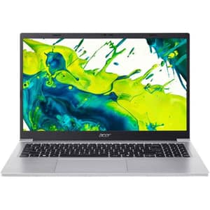 Acer Aspire Lite (2026) Laptop - Intel Core 3-N350 / 15.6inch FHD / 256GB SSD / 8GB RAM / Shared Intel Graphics / Windows 11 Home / English & Arabic Keyboard / Silver / Middle East Version - [AL15-36P-36XK]