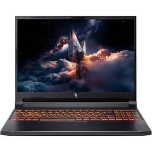Acer Nitro V 16 Gaming (2025) Copilot+ PC - AMD Ryzen AI 7-350 / 16inch WUXGA / 1TB SSD / 16GB RAM / 8GB NVIDIA GeForce RTX 5060 Graphics / Windows 11 Home / English Keyboard / Obsidian Black / International Version - [ANV16-61-R8UE]