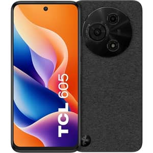 TCL 605 4G 128GB 4GB RAM Obsidian Black Dual Sim Smartphone