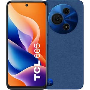 TCL 605 4G 128GB 4GB RAM Midnight Blue Dual Sim Smartphone