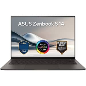 Asus Zenbook S 14 (2026) Laptop - 3rd Series / Intel Core Ultra 7-355 / 14inch WUXGA / 1TB SSD / 32GB RAM / Shared Intel Graphics / Windows 11 Home / English & Arabic Keyboard / Scandinavian White / Middle East Version - [UX5406AA-QJ246W]