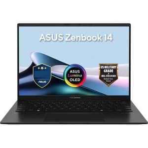 Asus Zenbook 14 (2026) Laptop - AMD Ryzen AI 5-430 / 14inch WUXGA / 512GB SSD / 16GB RAM / Shared AMD Radeon Graphics / Windows 11 Home / English & Arabic Keyboard / Jade Black / Middle East Version - [UM3406GA-QD035W]