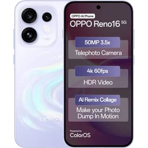 OPPO Reno16 5G 256GB 12GB RAM Dream Purple Dual Sim Smartphone
