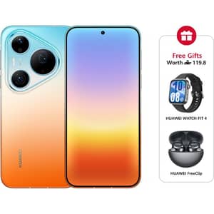 Huawei Pura 90s Pro Max Orange Ocean 5G+ 512GB 12 GB RAM 200MP Telephoto Camera AI Phone - Pre-order + Watch FIT 4 and FreeClip Wireless Earbuds