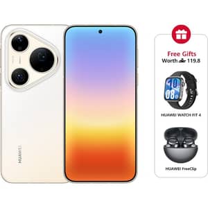 Huawei Pura 90s Pro Max Blush Gold 5G+ 512GB 12 GB RAM 200MP Telephoto Camera AI Phone - Pre-order + Watch FIT 4 and FreeClip Wireless Earbuds