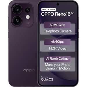 OPPO Reno16 5G 256GB 12GB RAM Twilight Violet Dual Sim Smartphone - Pre-order