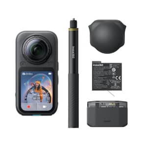 كاميرا أكشن إنستا360 X6 حزمة إسينشيال لون أسود INST-CINSABXA-X603