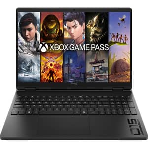 HP HyperX OMEN Gaming (2026) Laptop - AMD Ryzen 7-8745HX / 15.3inch WUXGA / 512GB SSD / 16GB RAM / 8GB NVIDIA GeForce RTX 5050 Graphics / Windows 11 Home / English & Arabic Keyboard / Shadow Black / Middle East Version - [15-GB0006NE]