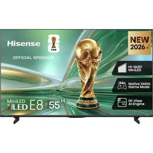 Hisense 55inch E8S 4K Ultra HD MINI-LED Smart Television (2026 Model) - 55E8S