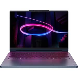Lenovo Yoga 9i Aura Edition 2-in-1 (2026) Copilot+ PC - 3rd Series / Intel Core Ultra 7-355 / 14inch 2.8K WQXGA+ / 1TB SSD / 32GB RAM / Shared Intel Graphics / Windows 11 Home / English & Arabic Keyboard / Cosmic Blue / Middle East Version - [83SE002BAX]