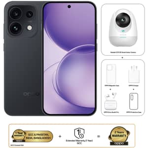 OPPO Reno16 AI Phone Dual SIM 5G Twilight Violet 12GB RAM 256GB With OPPO Enco Buds3 Pro + OPPO Magnetic Case + Botslab IP Camera - Middle East Version