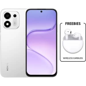 Honor X7e Plus 5G 6GB RAM 128GB - Meteor Silver - MRK-NX1 +Honor Choice X7e Active