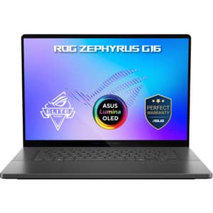 Asus ROG Zephyrus G16 (2026) Laptop - 3rd Series / Intel Core Ultra 9-386H / 16inch 2.5K / 1TB SSD / 32GB RAM / 8GB NVIDIA GeForce RTX 5060 Graphics / Windows 11 Home / English & Arabic Keyboard / Eclipse Gray / Middle East Version - [GU606AM-TB053W]