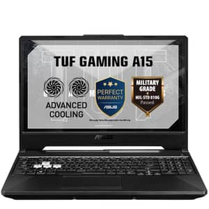 Asus TUF A15 Gaming (2026) Laptop - AMD Ryzen 7-155 / 15.6inch FHD / 512GB SSD / 16GB RAM / 4GB NVIDIA GeForce RTX 3050 GPU / Windows 11 Home / English & Arabic Keyboard / Graphite Black / Middle East Version - [FA506NCG-HN409W]