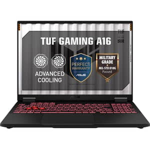 Asus TUF Gaming A16 (2026) Laptop - AMD Ryzen 7 260 Processor / 16inch FHD+ 144Hz / 512GB SSD / 16GB RAM / 8GB NVIDIA GeForce RTX 5050 GPU / Windows 11 Home / Jaeger Gray / English Arabic Keyboard / Middle East Version - [FA608UHI-TU124W]