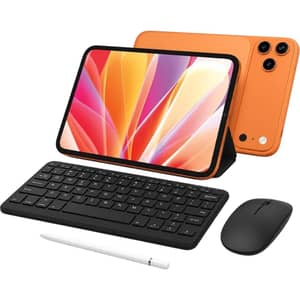 Modio M136 Tablet - WiFi 512GB 8GB RAM 8inch Orange + Keyboard & Mouse + Stylus - International Version