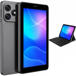 Oteeto TAB 77 Tablet - WiFi 256GB 8GB RAM 7inch Grey + Keyboard - International Version