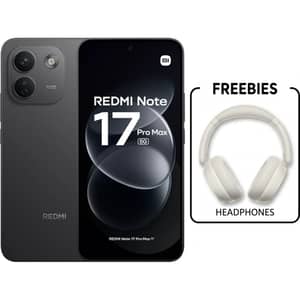 Xiaomi Redmi Note 17 Pro Max 5G 256GB 8GB RAM Black Dual Sim Smartphone + Redmi Headphones Neo