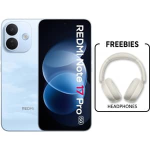 Xiaomi Redmi Note 17 Pro 5G 128GB 6GB RAM Sky Blue Dual Sim Smartphone + Redmi Headphones Neo