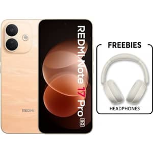 Xiaomi Redmi Note 17 Pro 5G 512GB 8GB RAM Satin Orange Dual Sim Smartphone + Redmi Headphones Neo