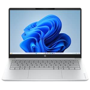HP OmniBook 3 14-hu0004ne Laptop / Intel Core 5 120U / 14 Inch 2K IPS / 512GB SSD / 16GB RAM / Intel UHD Graphics / Windows 11 Home / English & Arabic Keyboard / Glacier Silver / Middle East Version – [D84QZEA]