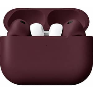 Merlin AirPods Pro 3 Wireless Earbuds Burgundy Matte Bold