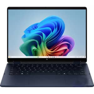 HP OmniBook X Flip 2-in-1 Convertible (2026) Laptop - 3rd Series / Intel Core Ultra 7-355 / 14inch 2K / 512GB SSD / 24GB RAM / Shared Intel Graphics / Windows 11 Home / English Keyboard / Blue / International Version - [14-KP0023dx]