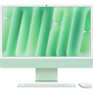 Apple iMac 24-inch (2024) - M4 with 8-Core CPU / 16GB RAM / 256GB SSD / 8-core GPU / macOS Sequoia / English Keyboard / Green /