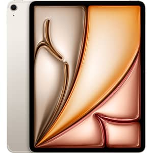 iPad Air 13-inch M4 (2026) Wi-Fi + Cellular 128GB Starlight Middle East Version with FaceTime