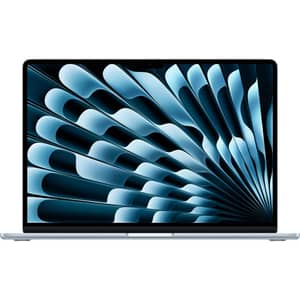 Apple MacBook Air M4 15-inch (2025) - 10-core CPU / 16GB RAM / 256GB SSD / 10-core GPU / macOS Sequoia / English & Arabic Keyboard / Sky Blue / Middle East Version