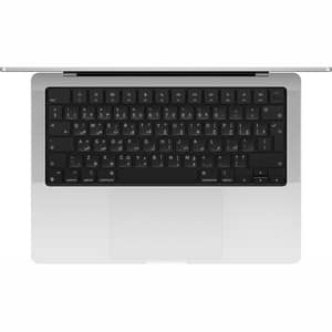 Apple MacBook Pro 14-inch (2024) – M4 Pro with 12-core CPU / 24GB RAM / 512GB SSD / 16-core GPU / macOS Sequoia / English & Arabic Keyboard / Silver / Middle East Version