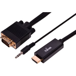 

Trands TRCA8461 HDMI To VGA Cable W/ Audio 3m