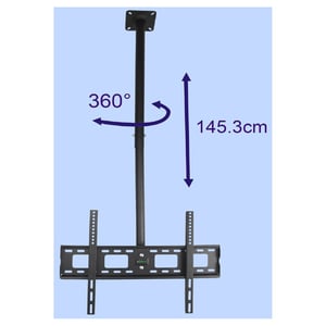 

Zenan TV Ceiling Mount Black For 32-65inch Screen ZTSCM02