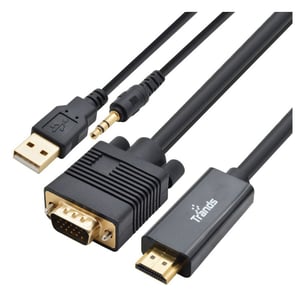 

Trands VGA To HDMI Cable With Audio 1M TRCA535