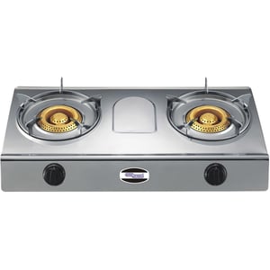 Outdoor gas outlet stove top