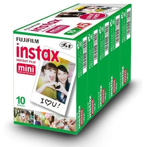 Fujifilm INSTAXMINIFILM Value Pack 10 Sheets x 5 Packs