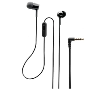 

Sony In-Ear Headphones with Mic Black MDREX155APB