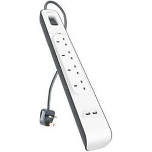 

Belkin BSV401AF2M Surge Protector 4Outlet 2USB 2.4A