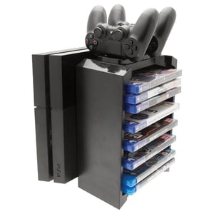 

Venom VS2736 Twin Dock Charging Station Black For PS4 Controllers W/CD Tower