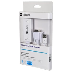 Sandberg VGA+Audio To HDMI Converter 50878