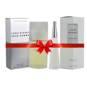 

Issey Miyake Perfume For Men 125ml Eau de Toilette + Issey Miyake Perfume For Women 100ml Eau de Toilette