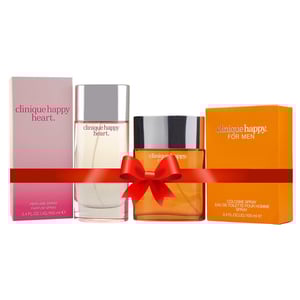 

Clinique Happy Perfume For Men 100ml Eau de Toilette + Clinique Happy Heart Perfume For Women 100ml Eau de Toilette