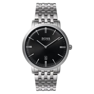 Hugo Boss Tradition Watch For Men with Silver Metal Bracelet