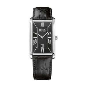 Hugo Boss ADMAL Watch For Men with Black Leather Strap