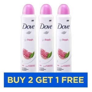 

Dove Go Fresh Pink Women 150ml - Buy 2 Get 1 Free